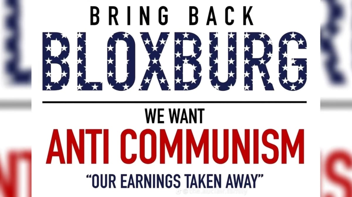 Roblox Community Protests ‘Communism’ Update